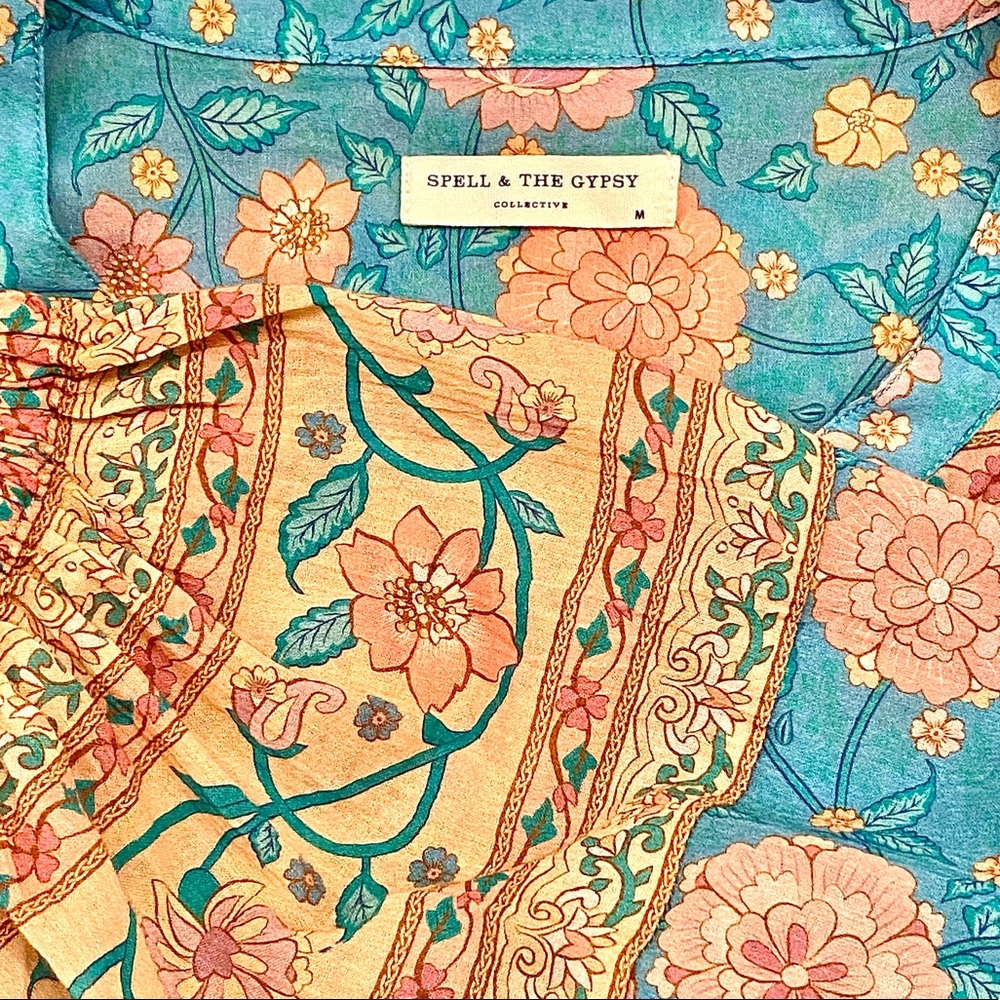 🌺🎉HP🎉🌺 NWOT Spell & The Gypsy/Revolve Love Story Blouse - Picture 16 of 16